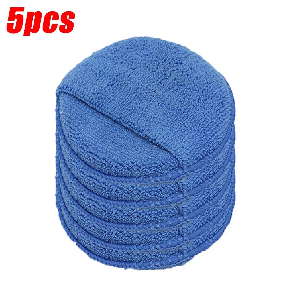 10 Pack Car Waxing Polish Sponges 5 Inch Microfiber Foam Pads for Detailing