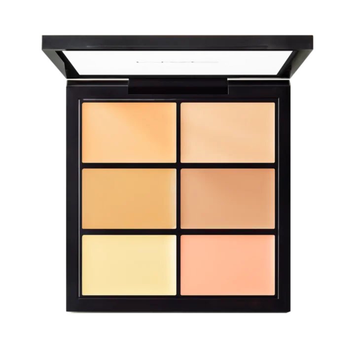 Longwear Concealer & Corrector Palette - Light 6g, Full Coverage, Natural Finish Makeup
