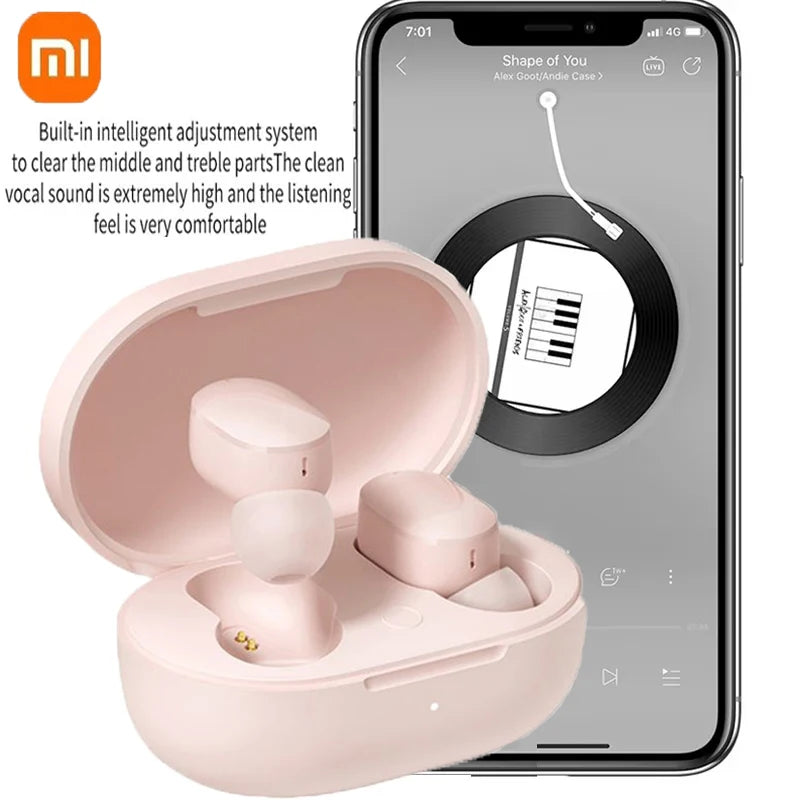 Wireless Bluetooth Earbuds with Mic for Sports Gaming - True TWS Headphones