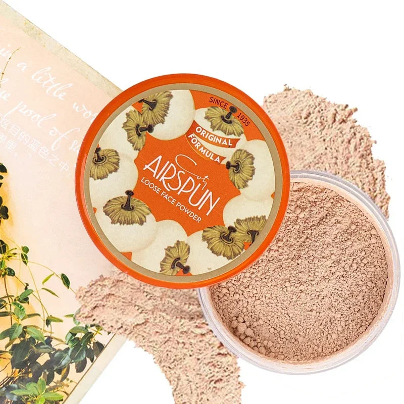 Waterproof Mineral Face Powder Oil Control Translucent Setting Powder High Coverage Makeup Fixer for Women