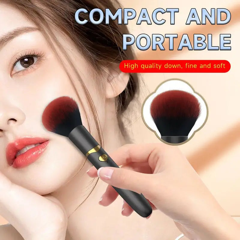 Electric Makeup Brush USB Rechargeable Vibration Cosmetic Brush for Foundation Concealer & Blush