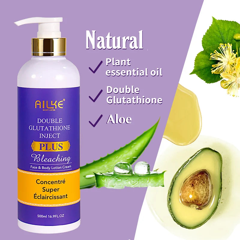 Double Glutathione Whitening Serum for All Skin Types - Reduces Dark Spots & Moisturizes 120ml