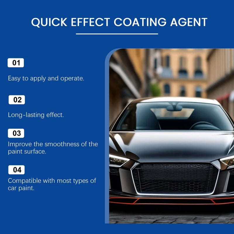 Car Nano Ceramic Wax Coating Spray Quick-Dry Polish Anti-Scratch Protection 120ML