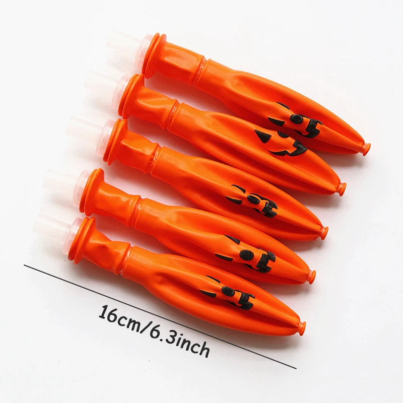 Halloween Pumpkin Latex Balloons - 5/10pcs Outdoor Indoor Party Decorations