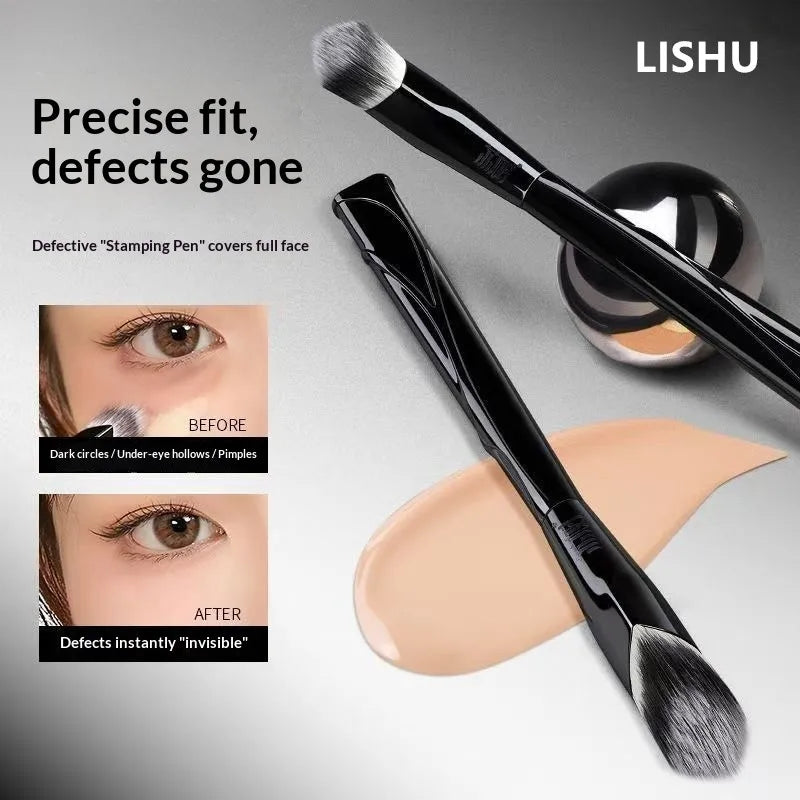 Multi-purpose Flat Slanted Concealer Brush for Acne Scars & Dark Circles