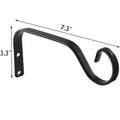 Wall Hanging Plant Basket Support Hook Set for Indoor Outdoor Garden Decor