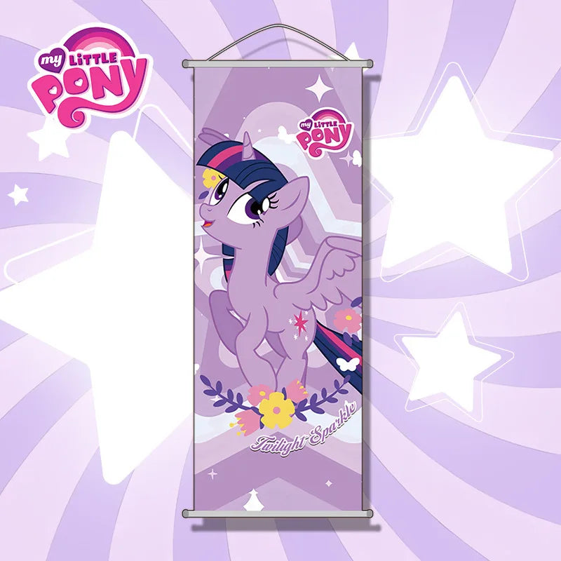 Little Pony Hanging Wall Art Poster Cartoon Pinkie Pie Decor Holiday Gift