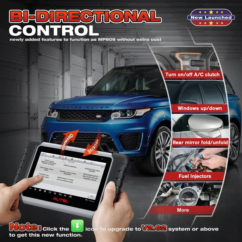 Autel MaxiCOM MK808BT Pro Automotive Diagnostic Scanner All-System Code Reader