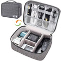 Travel Cable Storage Bag Waterproof Electronic Organizer with Multiple Compartments