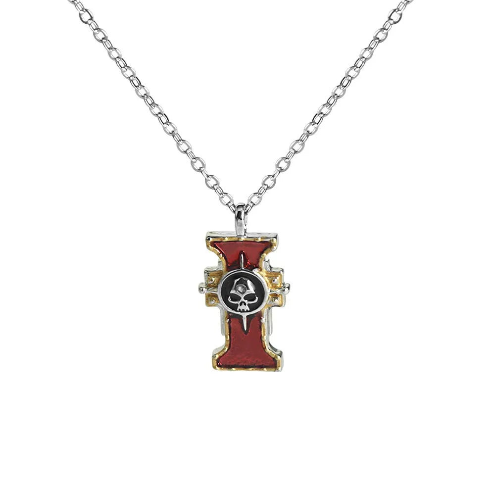Warhammer 40K Pendant Necklace - Punk Hip-Hop Jewelry Chain Accessory