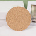 Natural Wooden Coaster Set 10PCS - Round Cork Drink Holders for Tea Coffee Table Decor