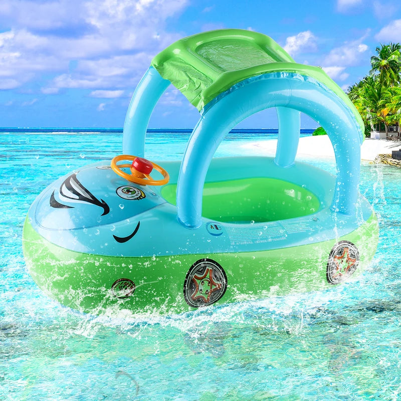 Car Shape Pool Float for Adults and Teens - Beach & Pool Toys, Durable Lounger
