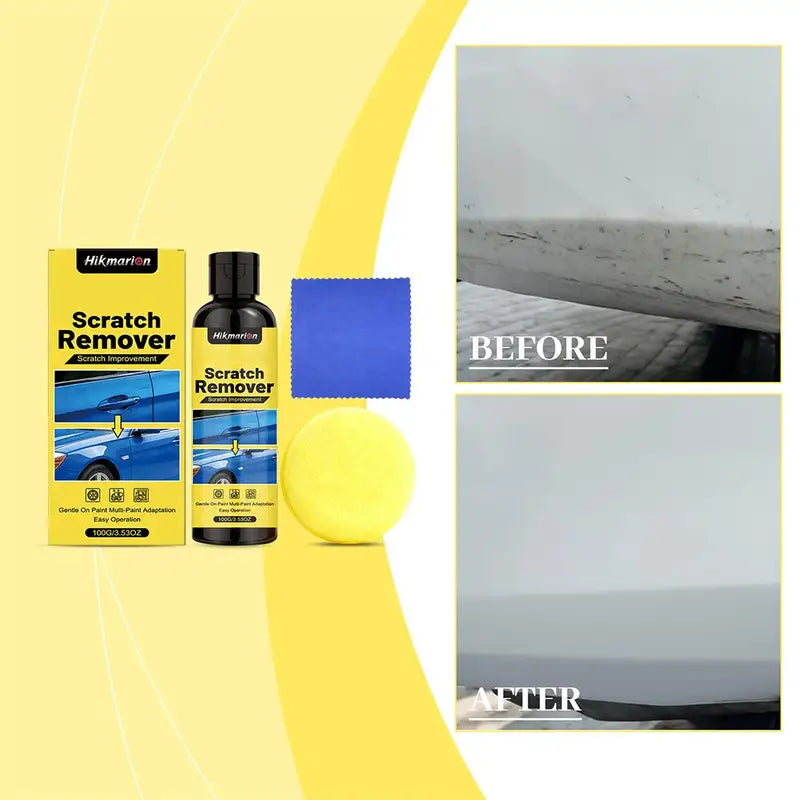 Car Scratch Repair Polish Wax - Removes Fine Scratches & Restores Shine for All Paint Types