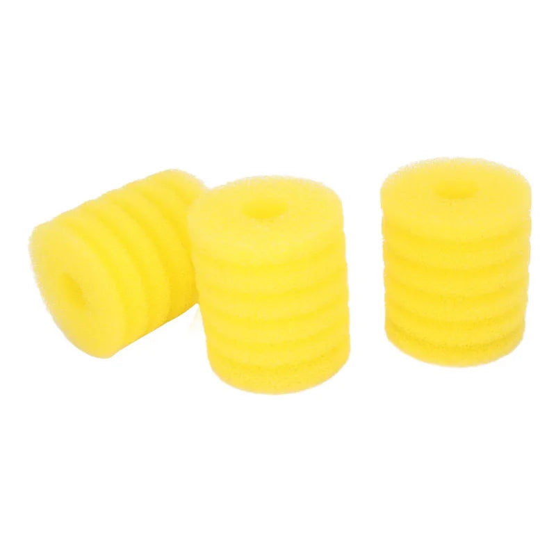 3-Pack Aquarium Filter Sponge for Fish Tanks, Cylindrical Foam Pre-Filter