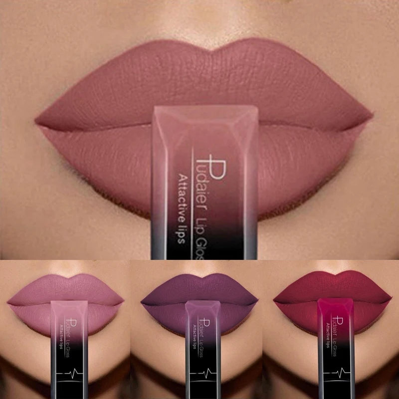 21 Color Waterproof Matte Lip Gloss - Long-Lasting Moisturizing Liquid Lipstick