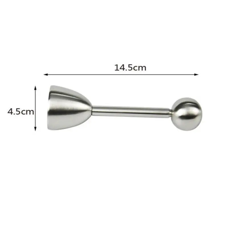 Stainless Steel Egg Topper Shell Cutter Kitchen Tool - Raw & Boiled Egg Opener