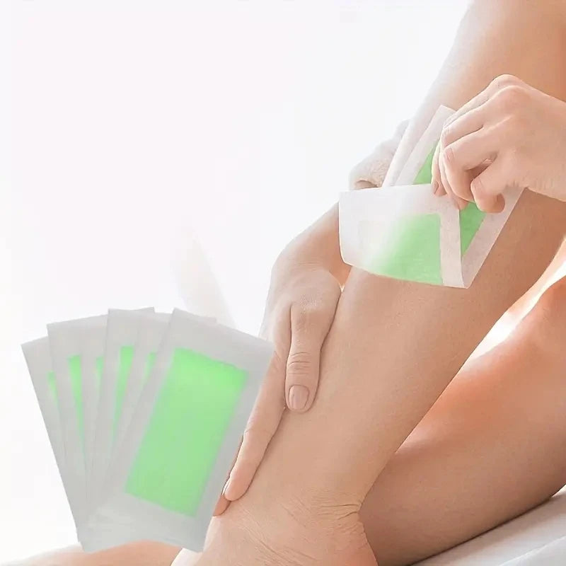 Depilatory Wax Strips for Hair Removal - 10/30/50 Pcs Cold Wax Paper for Face, Body, Arms, Legs