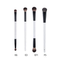 2pcs Set Double Ended Angled Foundation Makeup Brushes - Blush & Contour Tools
