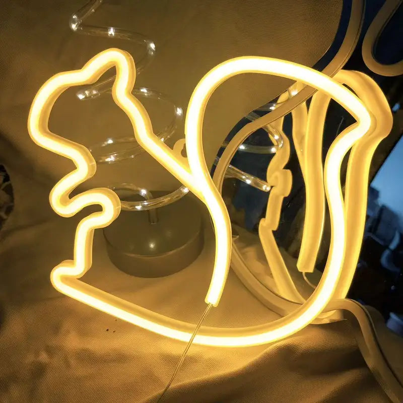 Halloween Bat Neon Wall Decor LED Sign Party Gift USB or Battery Powered