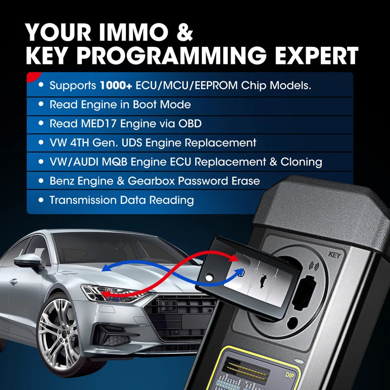 Universal Car Key Programmer for Immobilizer and Remote Keys - X431 X-PROG3