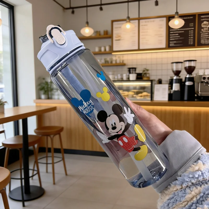 Large Capacity Cartoon Water Bottle - Reusable Leakproof Hydration Cup