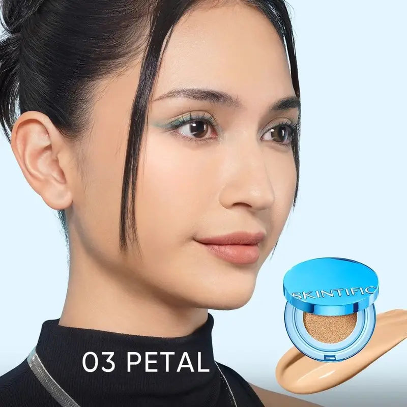 Velvet Matte Cushion Foundation - Full Coverage, Long-Lasting Oil Control Makeup