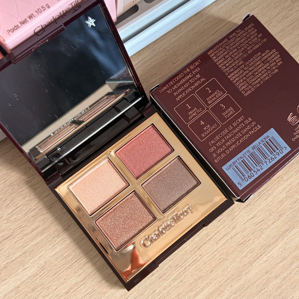 Makeup Set with Lip Moisturizer & Eyeshadow - Flawless Finish, Multiple Colors