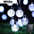 Outdoor Waterproof Solar String Lights with 8 Modes - 100LED Globe Lights