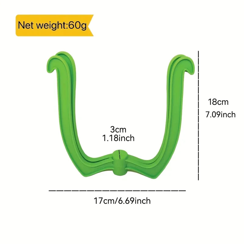 Heavy-Duty Plastic Bag Holder with Sturdy Base - Space-Saving Organizer for Kitchen, Pantry, Garage