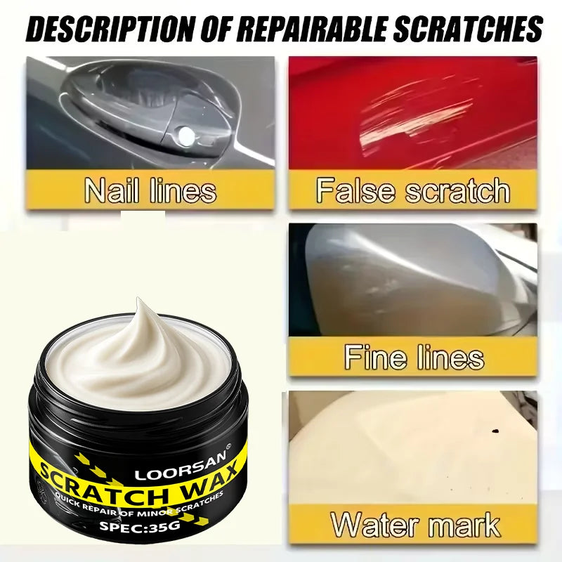 Car Scratch Repair Wax - Paint Polishing Compound for All Colors
