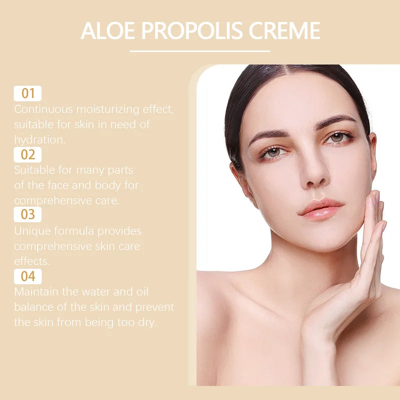 Aloe Propolis Moisturizing Face Cream for Anti-Aging & Brightening - 113g