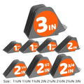 8 Pcs Hair Clipper Guide Combs Set for Wahl Clippers - Lengths 1.25-3 Inch