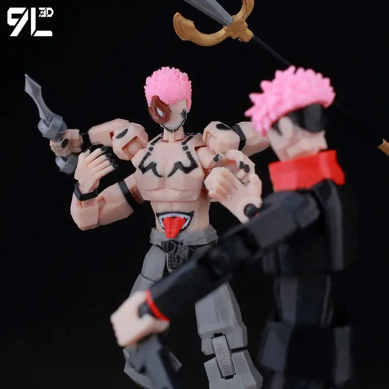 Multi-Jointed Action Figure for Collecting and Display - Jujutsu Kaisen Itadori Toy
