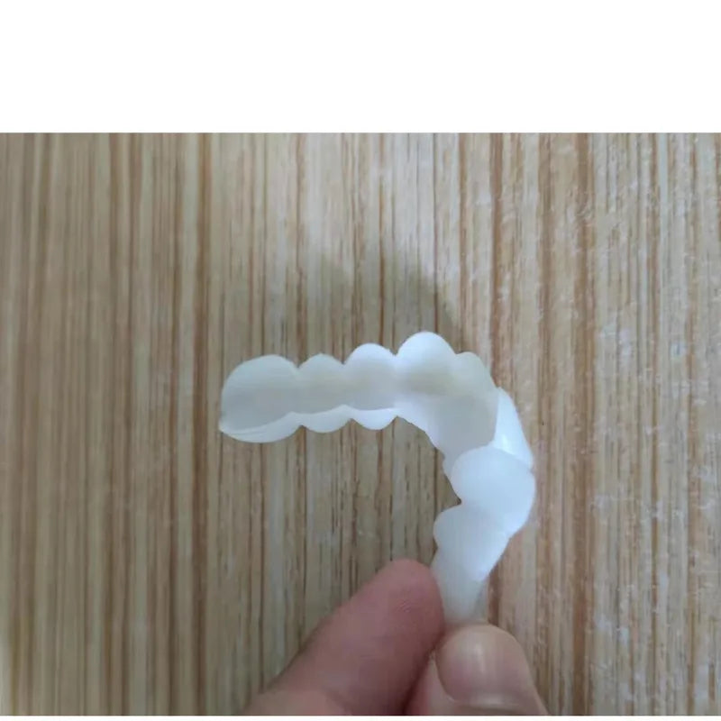 Silicone Dental Veneers Set for Upper and Lower Teeth - Fake Smile Cover