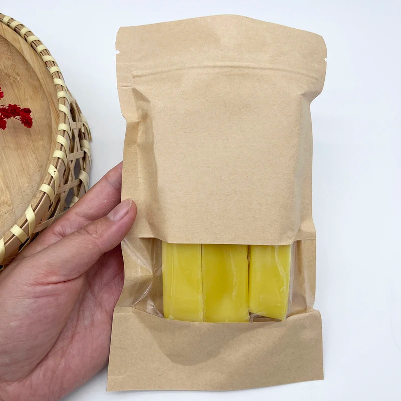 Natural Beeswax Candle Making Stick Set - Pure Wax for Crafts & Furniture Polishing