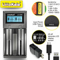 Smart Battery Charger for 18650, 21700, 26650, AA, AAA Batteries - Fast USB-C Charging