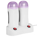 Electric Wax Heater Epilator for Hair Removal with Refillable Cartridges