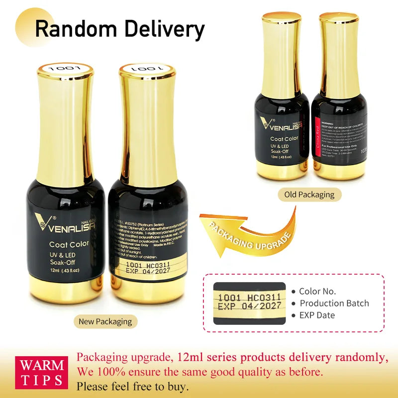 Long-Lasting Gel Nail Polish Set - 111 Colors UV & LED Cure 12ml