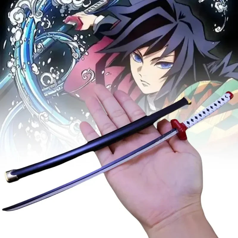 10-Inch Metal Demon Slayer Katana Toy Sword - Kimetsu No Yaiba Collectible Gift