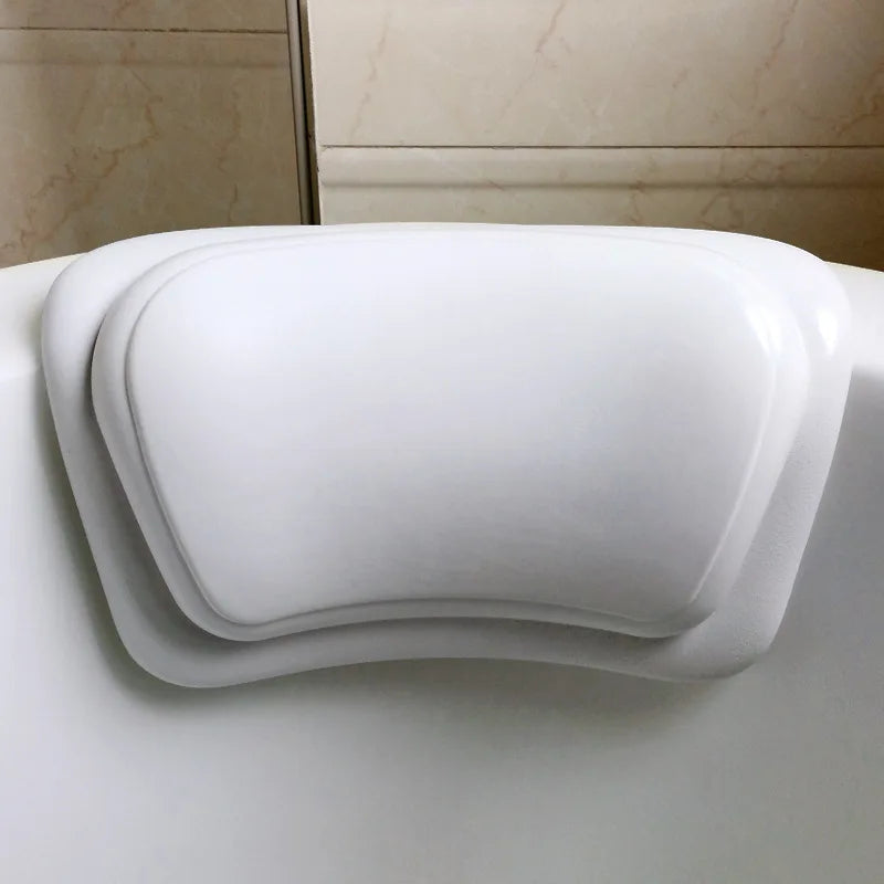 Non-Slip Bathtub Pillow with Silicone Sponge Waterproof Cover - Universal Spa & Shower Support
