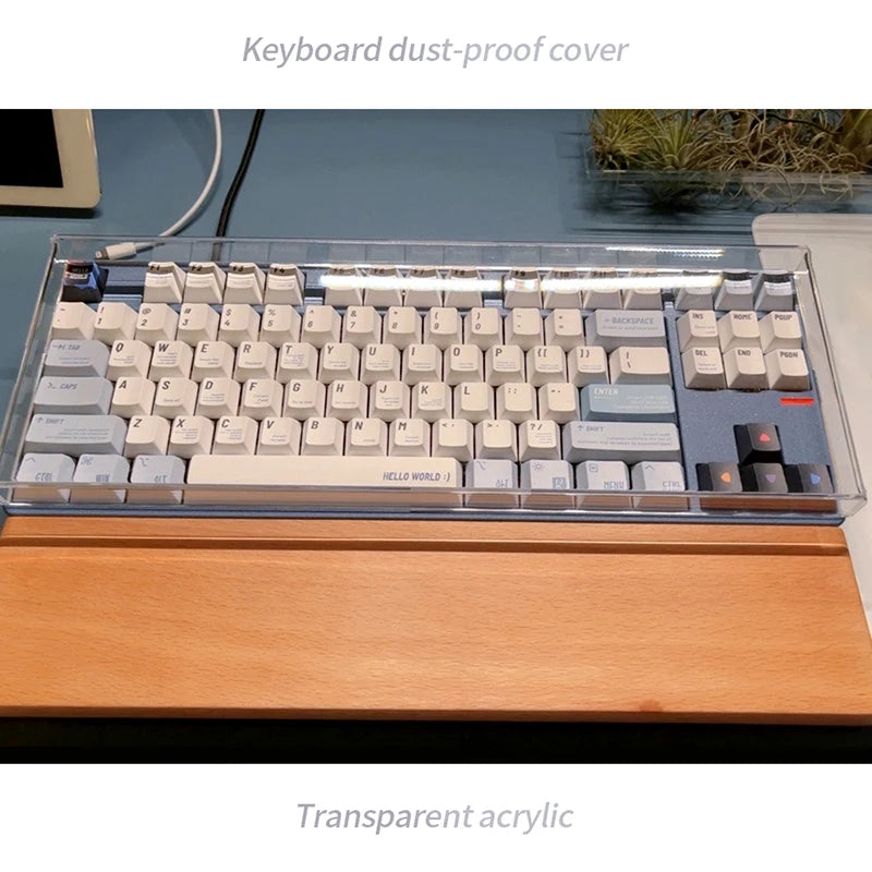 Acrylic Keyboard Dust Cover Protector for Mechanical Keyboards 60-108 Keys