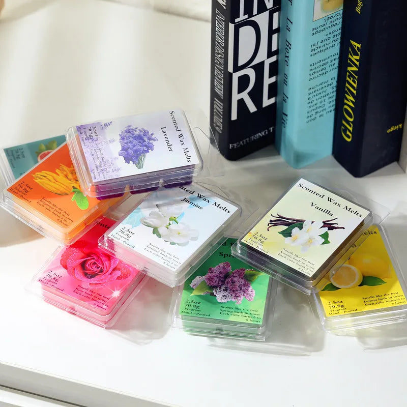 Aromatherapy Candle Set with Assorted Wax Blocks - Holiday & Wedding Gift Box