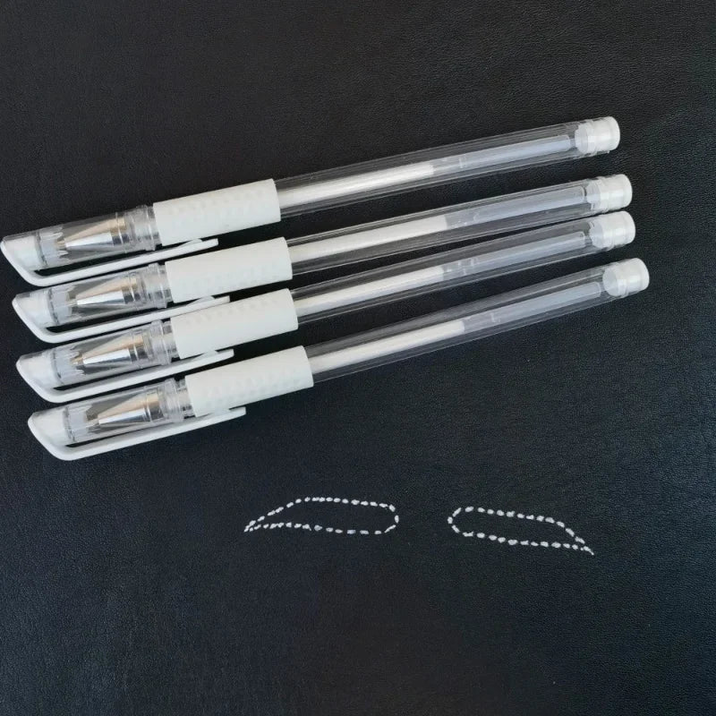 White Surgical Skin Marker Pen for Permanent Makeup Waterproof Brow Tattoo Supplies