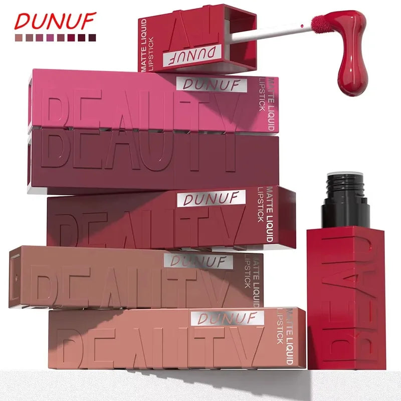 Long-Lasting Matte Lipstick Set - Waterproof Velvet Lip Gloss - 8 Colors