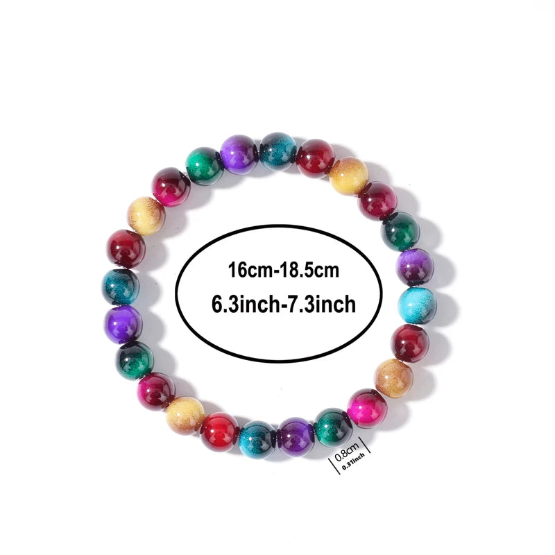 Fashion Beaded Bracelets for Women - Autumn Winter Jewelry Set in Multiple Colors