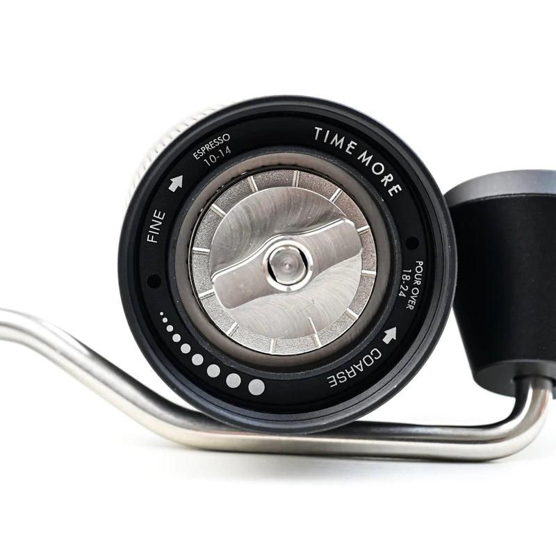 Portable Manual Coffee Grinder with Metal Body for Travel & Camping