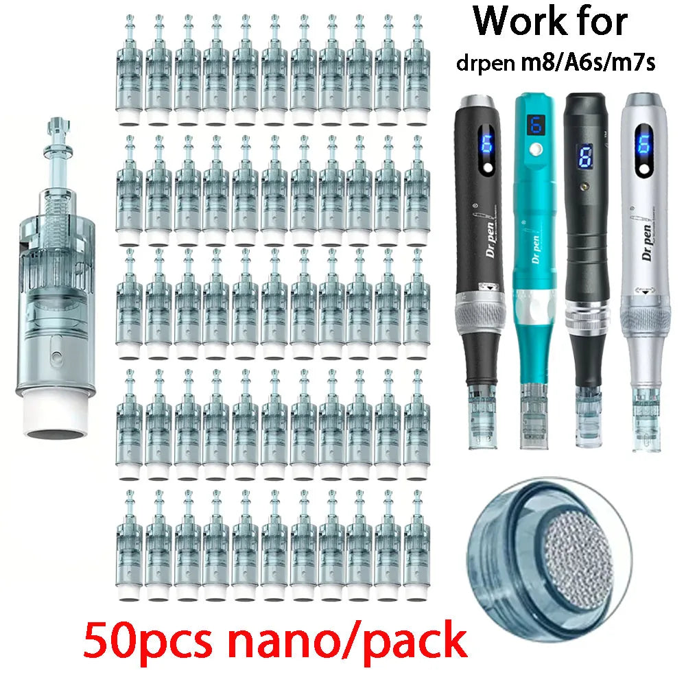 100pcs Dermapen M8 Needle Set for Microneedling and Mesotherapy - 0.25mm Length