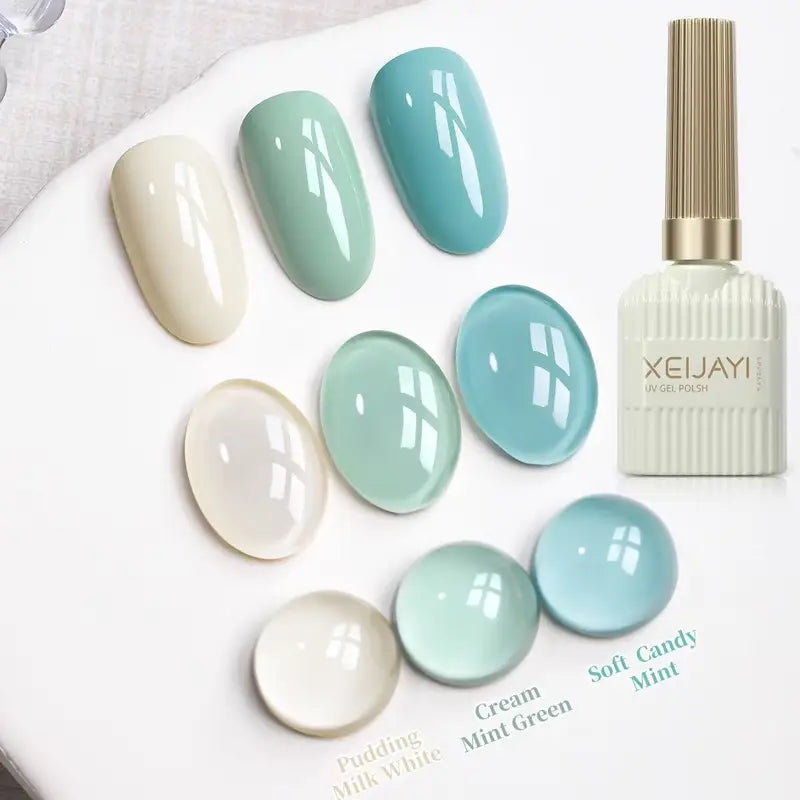 Gel Nail Polish Set 15ml Spring & Summer Colors - Long-Lasting UV LED Curing