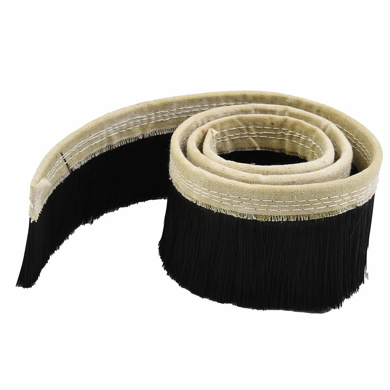 Nylon Dust Cover Brush for CNC Router and Vacuum Cleaner - 70mm/100mm, 1M Length