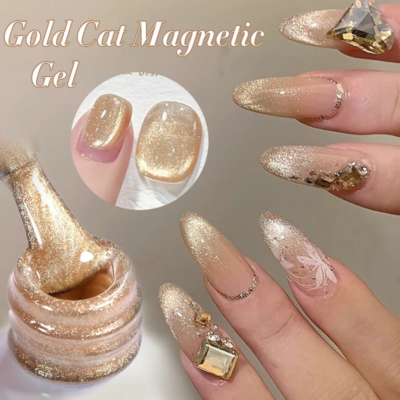 Magnetic Gel Nail Polish Set - 10ml Semi-Permanent UV/LED Nail Art